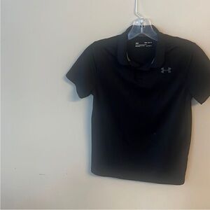 Under Armour Black HeatGear Polo